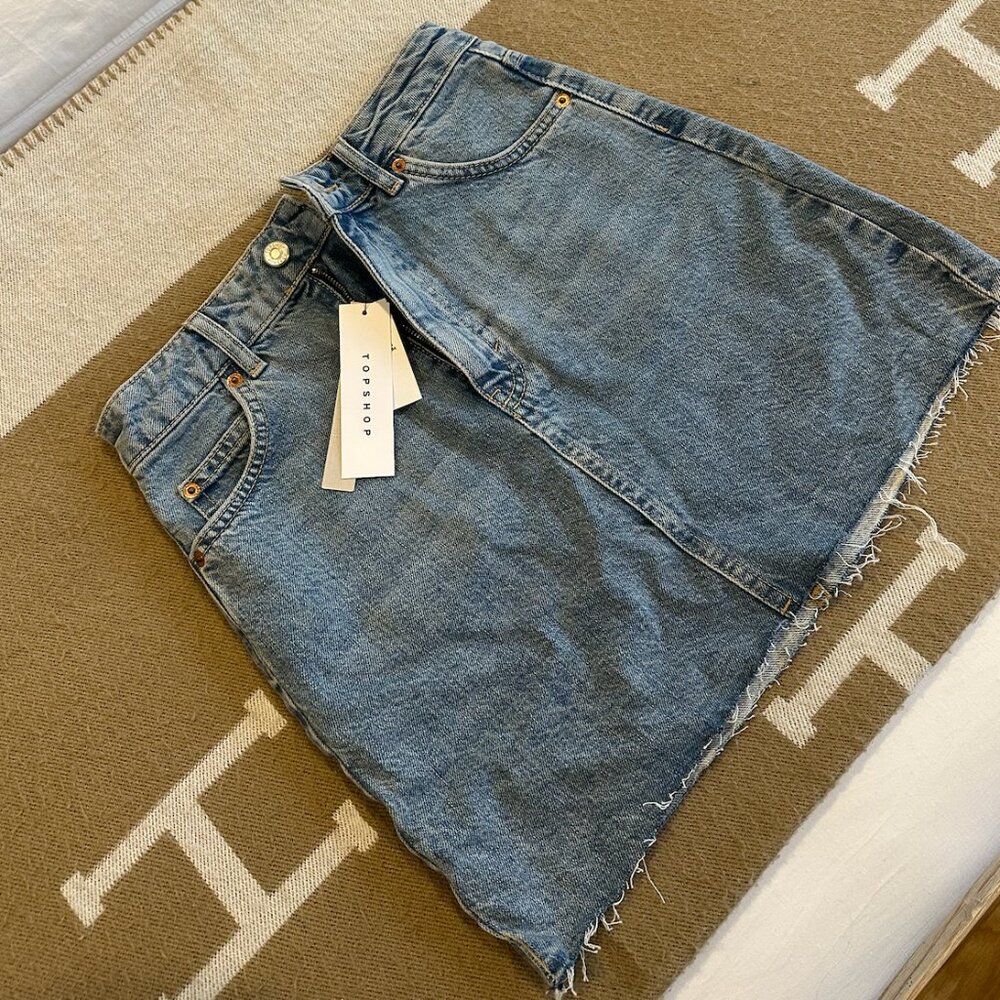 Topshop Denim Skirt